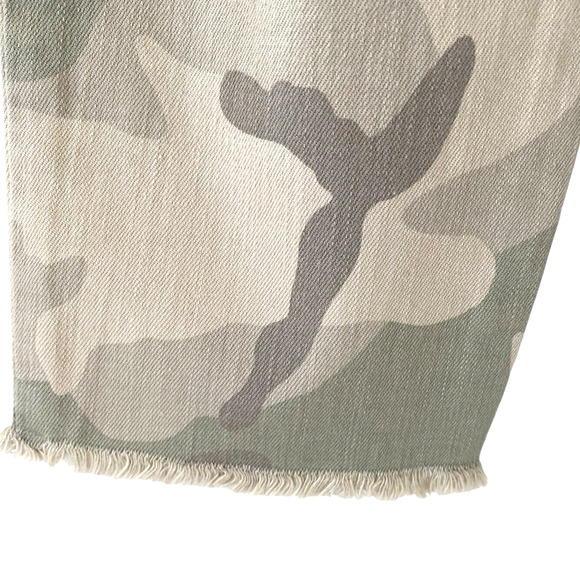 Gap High Rise True Skinny Ankle Green Camouflage Stretch Jeans Womens Size 6-NEW - Picture 5 of 6